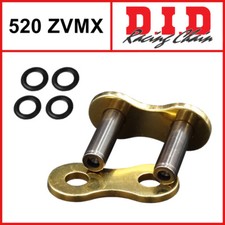 GIUNTO FALSAMAGLIA CATENA [ DID ] 520 ZVMX - ORO (G&G) - CHIUSURA A RIBATTERE