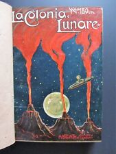 Yambo LA COLONIA LUNARE Storia di un'ipotesi 1908 DONATH prima ediz. copertina