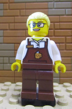 Lego  trn249 Barista   Minifigura  Visita il mio negozio