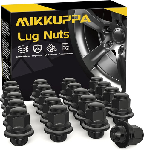 20pcs black m12x1 lug nuts - lug,