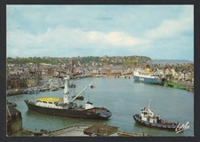 CPSM, DIEPPE - Le PORT et la VILLE, avec FERRY SEALINK UK, ESTEL, Vierge, 70's