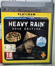 HEAVY RAIN MOVE EDITION PS3 PLAYSTATION 3 EDIZIONE PLATINUM ITALIANA OTTIMO