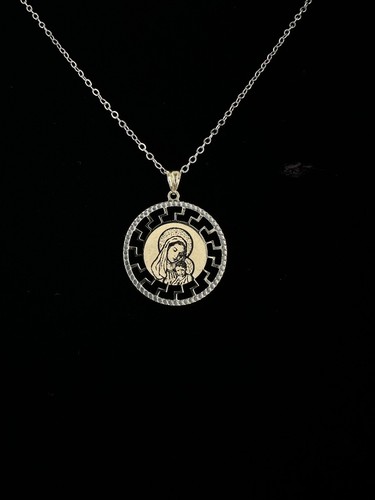 Collana con ciondolo greco
