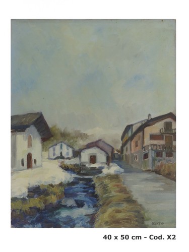Vecchio quadro olio tavola - vecchio,