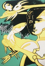 Remo Brindisi VENEZIA 70x50 litografia no picasso faccincani dorazio cascella 