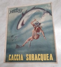 ALBUM FIGURINE CACCIA SUBACQUEA FERRERO PRESENTI 23 FIGURINE OTTIME CONDIZIONI 