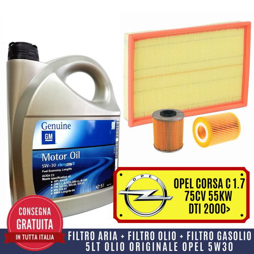 Kit tagliando opel corsa 7 - tagliando,