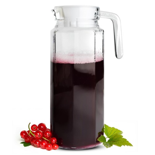 Caraffa vetro 1l con - di, 1,1l