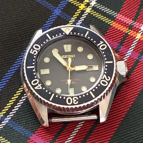 Orologio subacqueo seiko - orologio, nero
