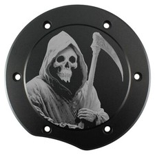 Coperchio motore anteriore sinistro - Reaper - nero → Yamaha XVS 1300 Custom