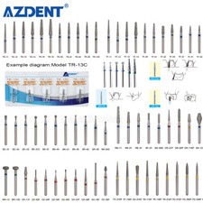 100pc Fresas de diamante