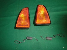 FIAT CINQUECENTO COPPIA FANALI FANALINI FRECCE ANTERIORI ARANCIO NUOVI