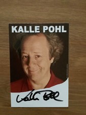 AUTOGRAFO KALLE POHL MODERATORE TV COMICO RTL 7 GIORNI 7 TESTE