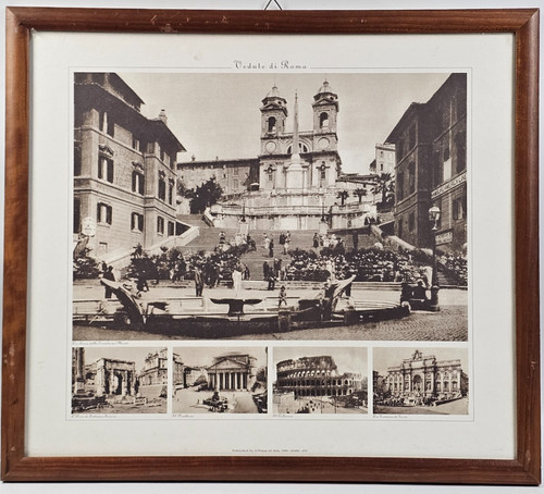 Stampa vintage vedute - vintage, d'italia