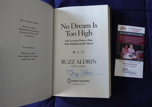 Libro buzz aldrin - buzz, autografato