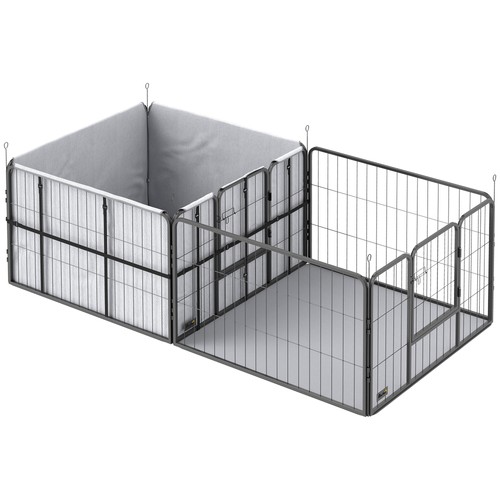 Pawhut box per cuccioli - pawhut,