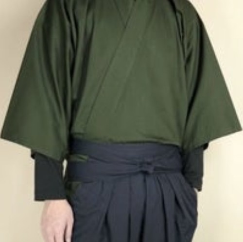Kimono mezza lunghezza - , (verde)