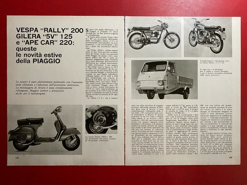 Vespa piaggio rally - rally, 200