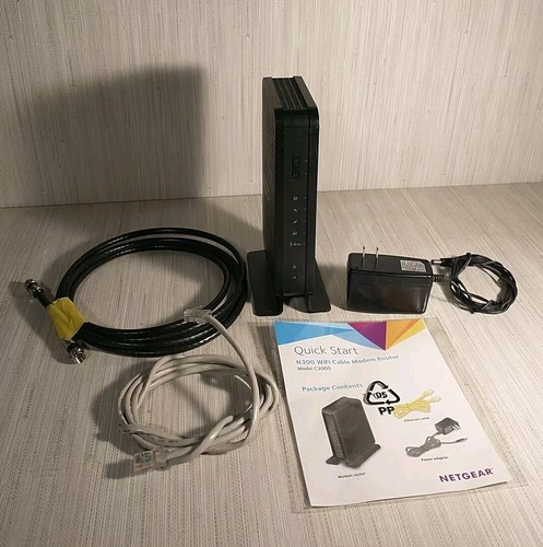 Netgear n300 docsis router - 3.0,