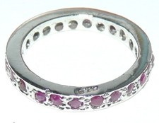 ANELLO in argento 925 vera con pietre preziose -  gioiello