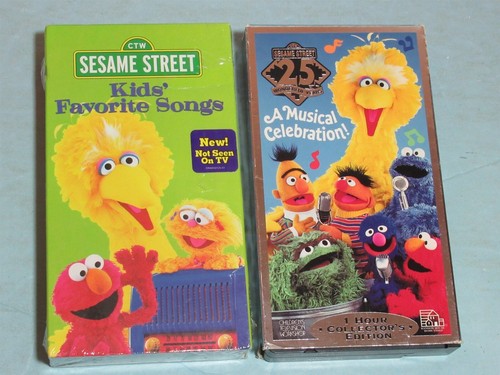 Sesame street vhs sealed - sesame,