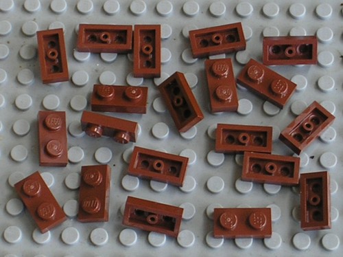 Plaque plate lego - x,