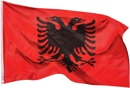 Bandiera albania 90x150cm - 90x150cm, –