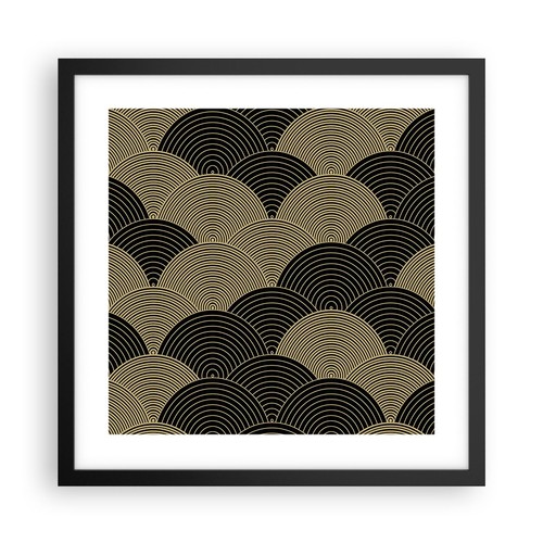 Poster 40x40cm nero - nero, e