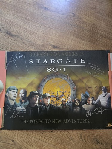 Stargate cast signed - stargate, sg-1