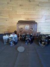 3 x fotocamere Zenit vintage