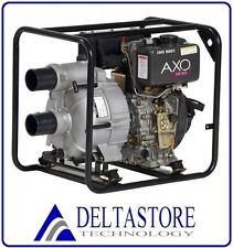 MOTOPOMPA AXO DIESEL 6,7 HP 1300LT/min AMTR D80-1 TRASH PER ACQUE SPORCHE