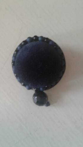 Spilla velluto agatha - spilla,