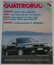 QUATTRORUOTE 11/1988 AUTOBIANCHI Y10 4WD – LANCIA THEMA TURBO 16V – KADETT GSI