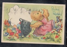 Cartolina buona pasqua - buona, pulcino