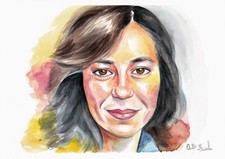 Ritratto personalizzato su commissione ad acquerello dipinto a mano