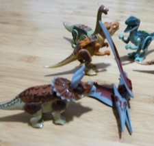 lot de 6 dinosaures mini bloc