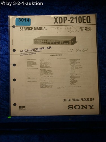 Manuale servizio sony xdp - di,