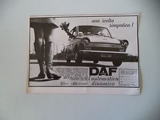 advertising Pubblicità 1967 DAF 33