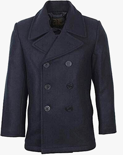 Caban navy blu marino - caban,