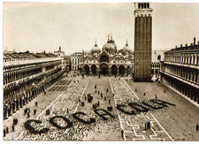 COCA-COLA ITALIA RARA CARTOLINA VINTAGE ORIGINALE 60's PIAZZA SAN MARCO VENEZIA