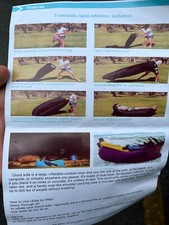 Divano gonfiabile spiaggia campeggio, giardino