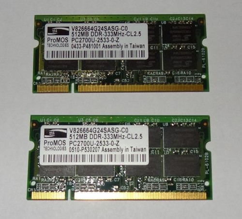 2x512 di memoria - 2x512, mb