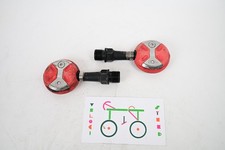 Speedplay Zero Pedali Clipless, Mandrini Acciaio CroMo Bici da Strada TT Tri -Rosso