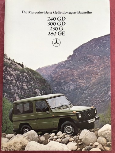 10604 brochure auto mercedes - brochure,