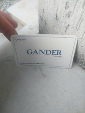 GANDER WARRANTY GARANZIA