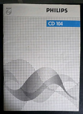 Manuale d'uso Philips CD 104 originale.