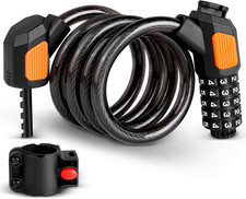 Lucchetto Bici Combinazione, Catena Bicicletta Antifurto 120Cm X 12Mm Livello Di