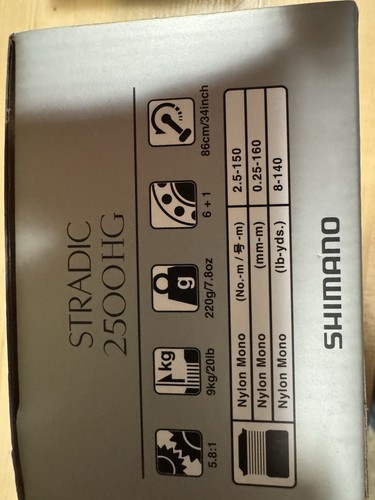 Shimano 2500 stradic - shimano, c2500sxg