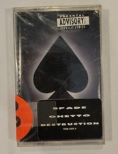 Spade Ghetto Destruction Cassette Sealed Old Stock Hip Hop Rap 