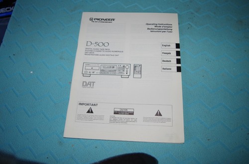 Pioneer 500 manuale - pioneer,